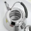 Bouilloire vintage en acier inoxydable