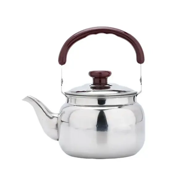 Bouilloire vintage en acier inoxydable