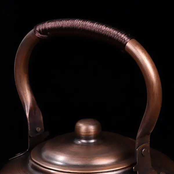 Bouilloire vintage en cuivre rouge