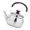 Bouilloire vintage en acier inoxydable